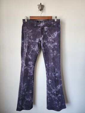 JNCO purple tie dye flare leg jeans 9